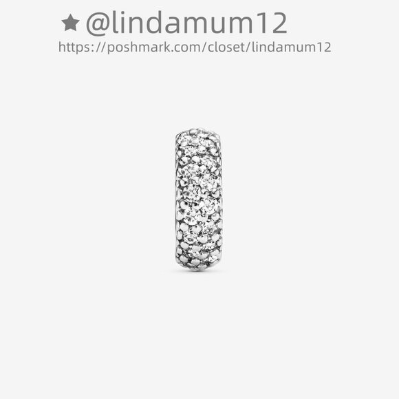 Pandora Clear Sparkle Spacer Charm - Picture 2 of 4